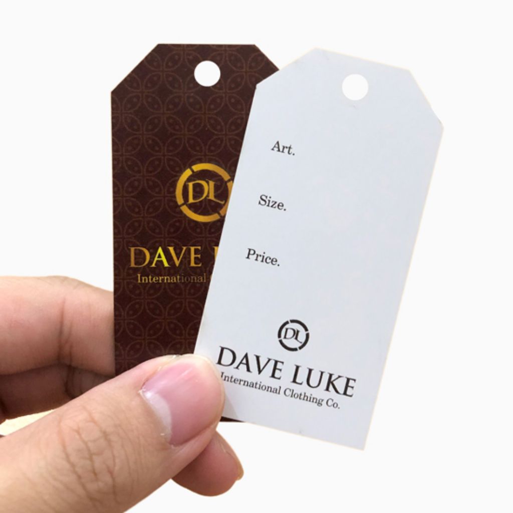 hangtag kertas baju label merek pakaian