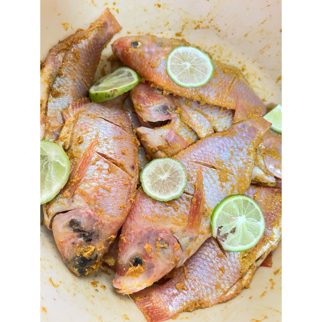 Ikan Nila Bumbu Kuning Siap goreng