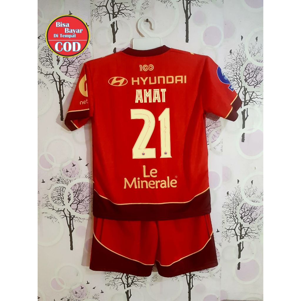 SETELAN PERSIJA jordi amat persija no punggung 21 | jersey persija rizky ridho | Jersey Sepak Bola P