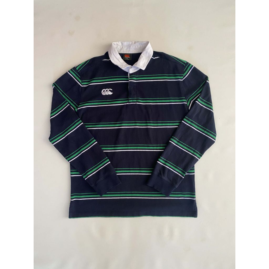 KAOS TSHIRT LONG SLEEVE POLO RUGBY CANTERBURY