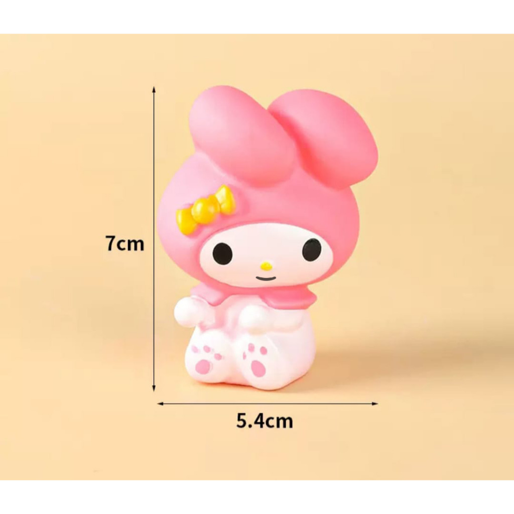 Topper Melody Pita kuning Hiasan kue ultah my melody