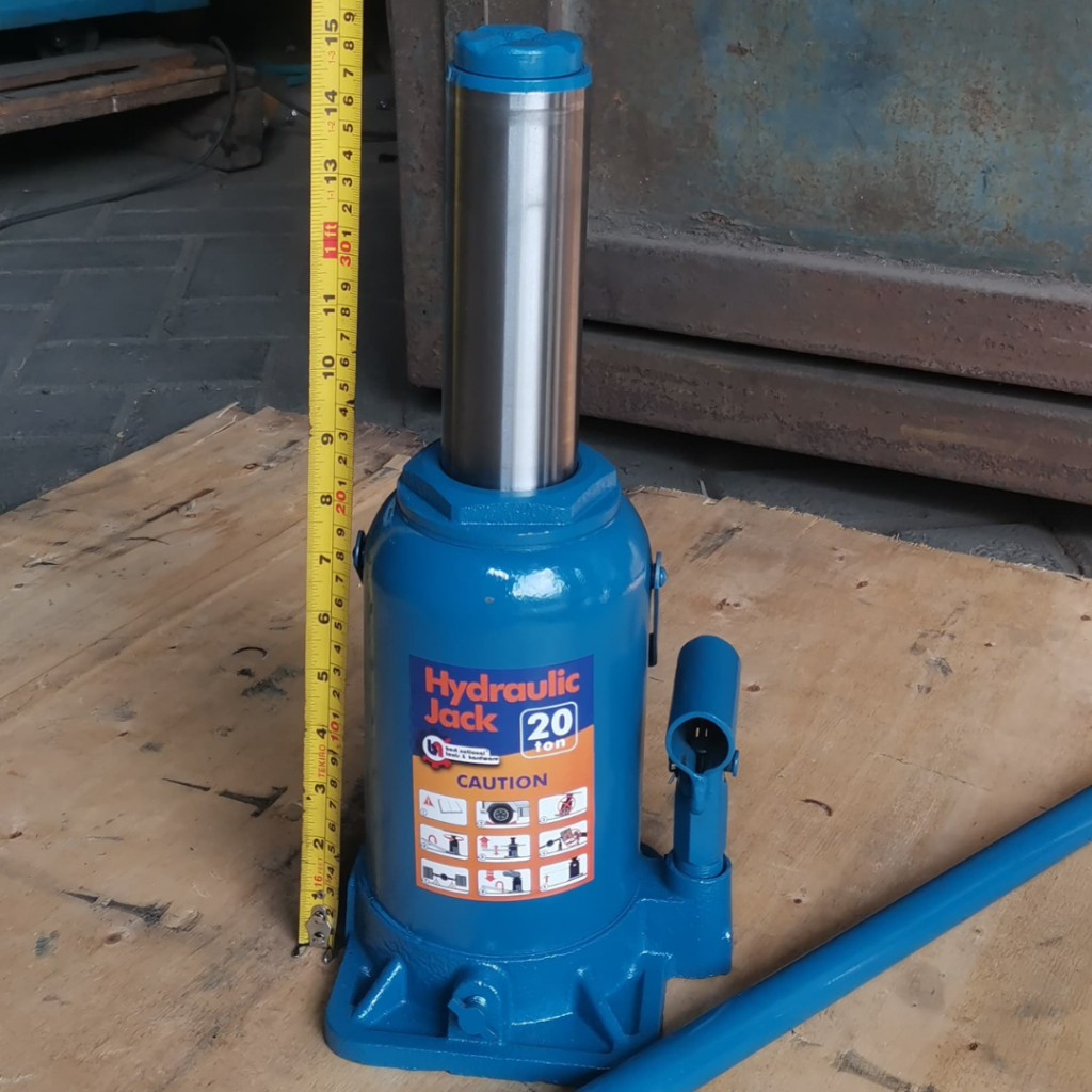 Jungle_Shop_ Dongkrak Hidrolik Botol 20 Ton Merk Bn Untuk Truk, Dump, Bak Kayu & Kendaraan Berat