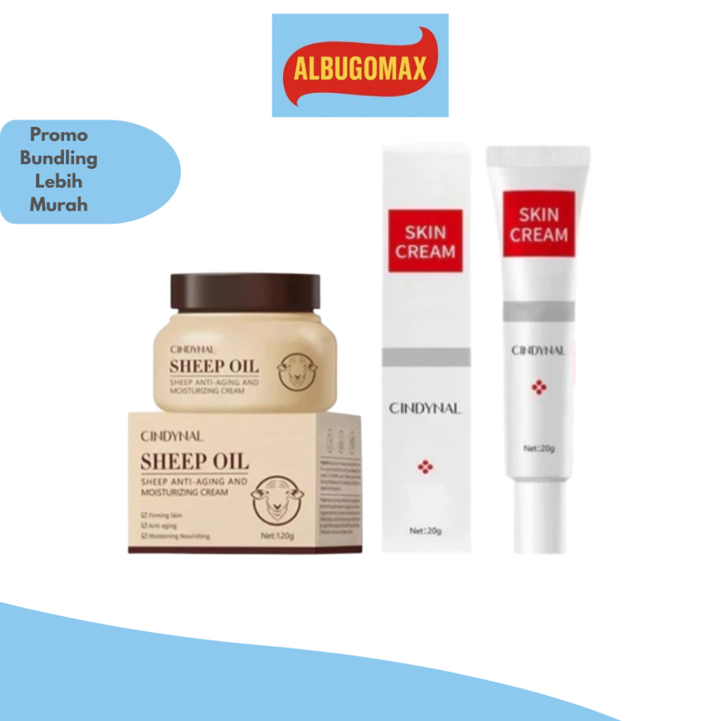 Sheep Oil Cream Perawatan Wajah and  Skin Cream Niacinamide