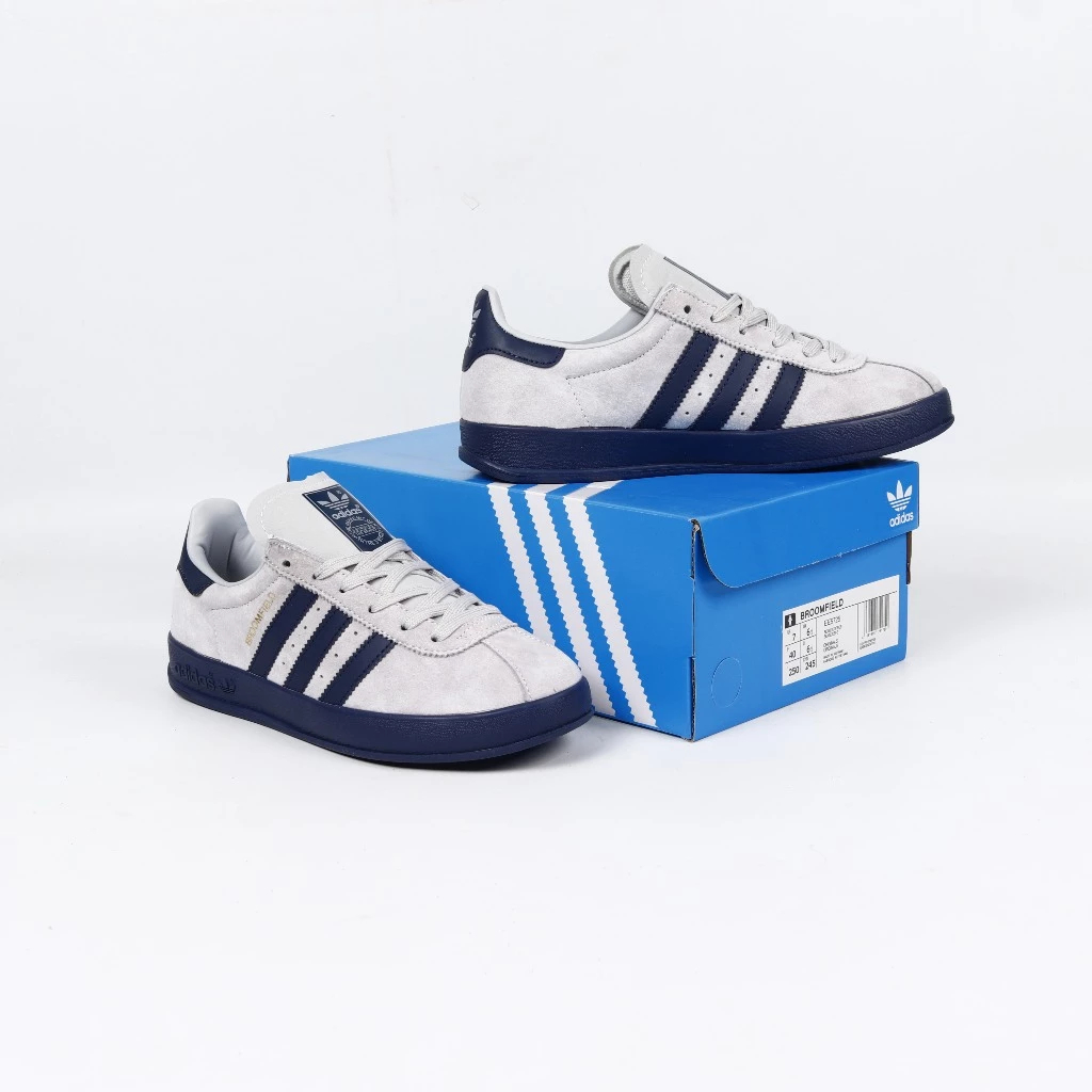 Adidas Broomfield Grey Navy sepatu casual adidas broomfield terbaru