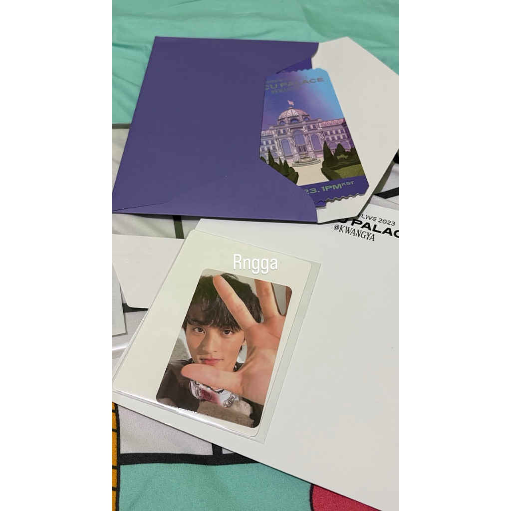 want to sell wts special hd rare ar ticket set nct dream mark lee photocard pc smcu express