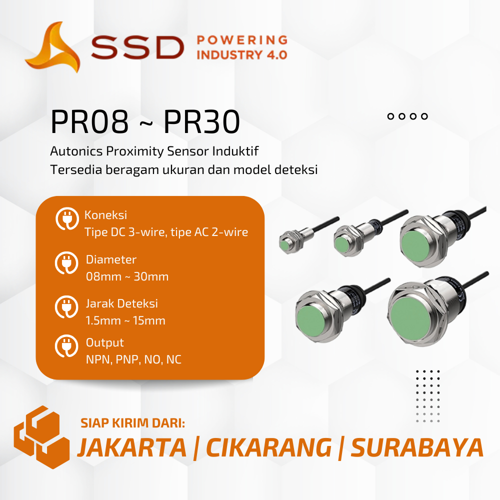 Autonics Proximity Sensor PR18-8AC PR30-10AC PR30-10AO PR30-15AC PR30-15AO PR12-2AC PR12-2AO PR12-4A