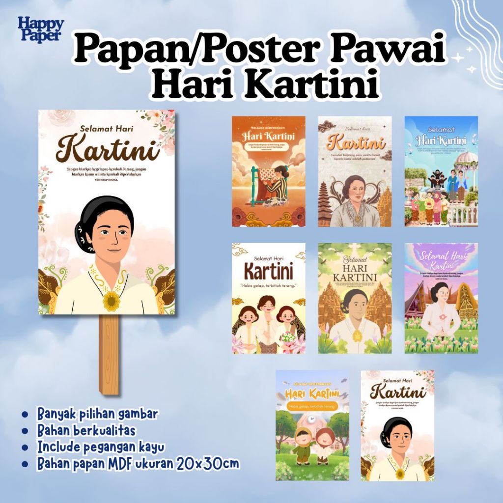 Papan Pawai Hari Kartini | Poster Kirab Hari Kartini