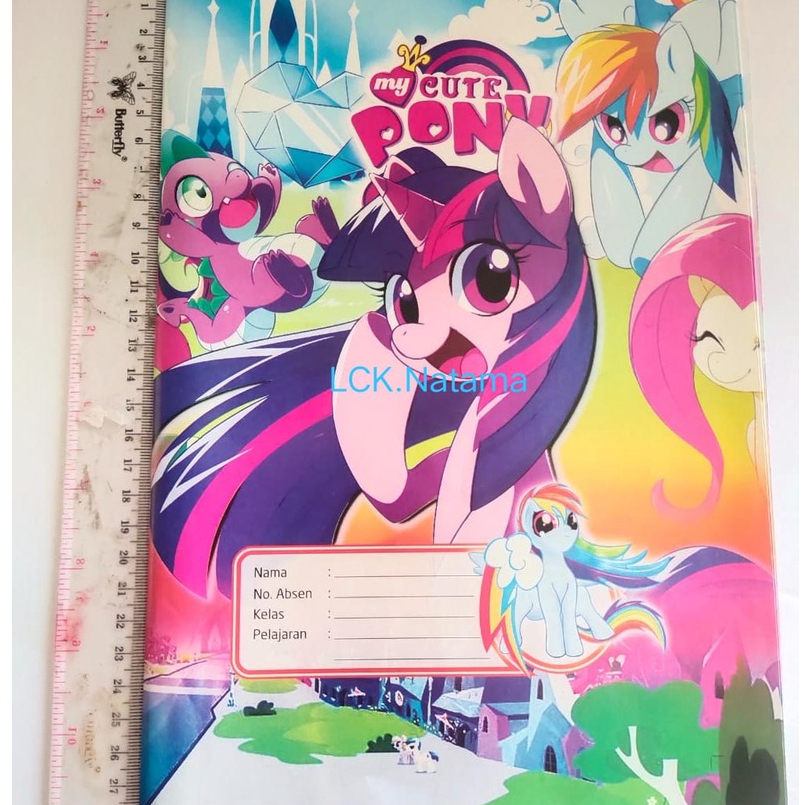 Sampul buku B FANCY BOXY ukuran boxy / campus - sudah di potong - Cars Frozen dan Disney karakter