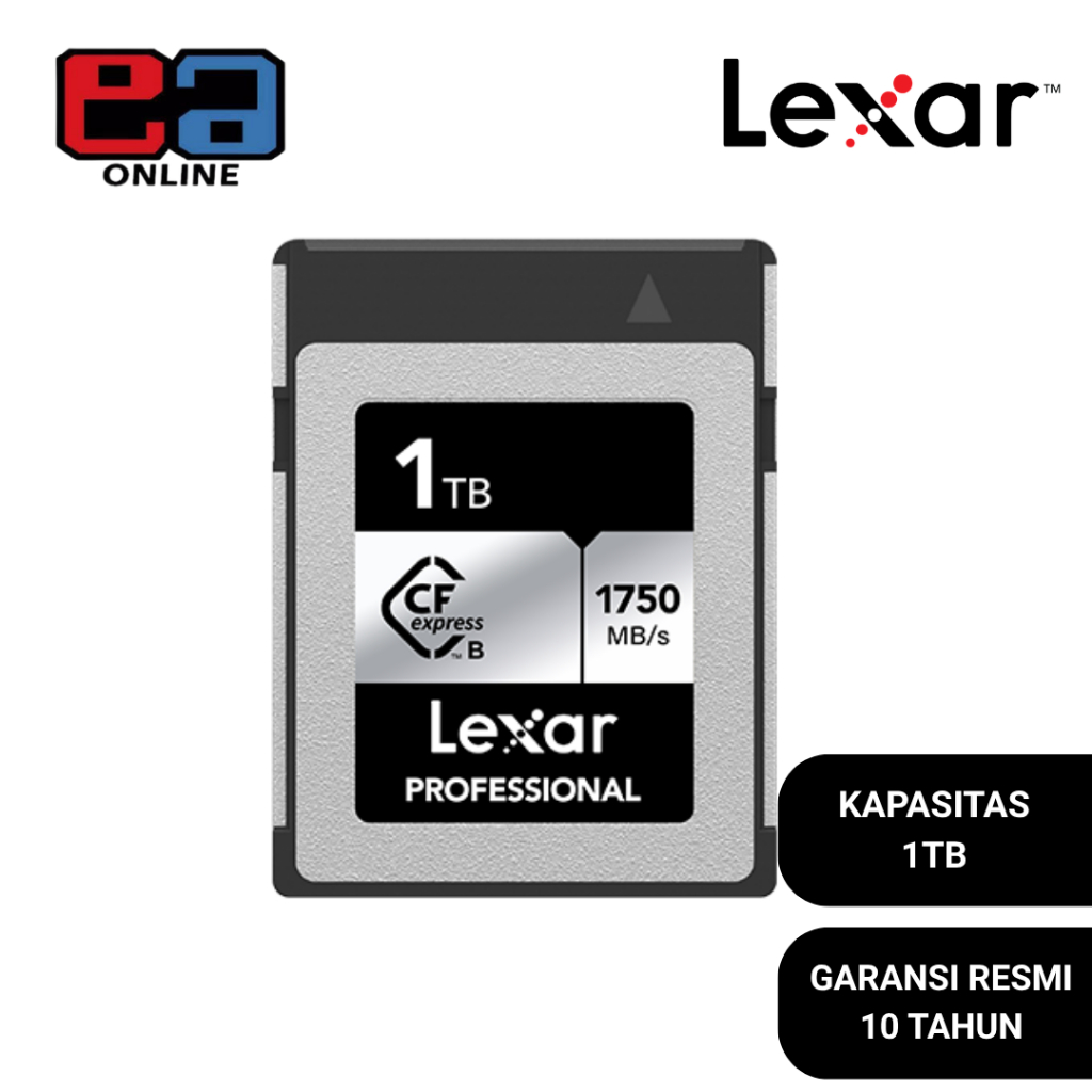 Lexar Professional CFexpress Type B card Silver 1750MB/s - 1TB