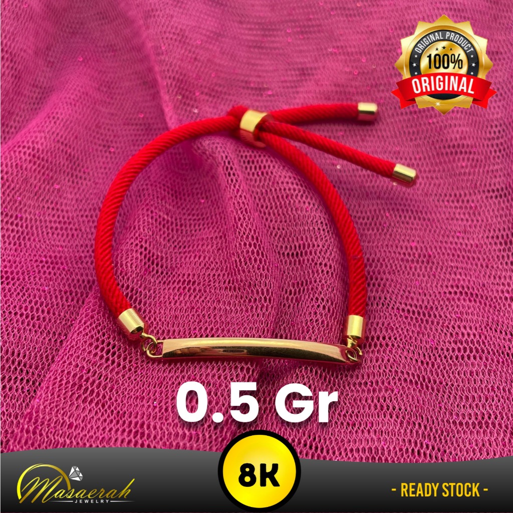Gelang Tali Emas 8K - Toko Emas Gajah Saerah - 0.5 Gram 2692