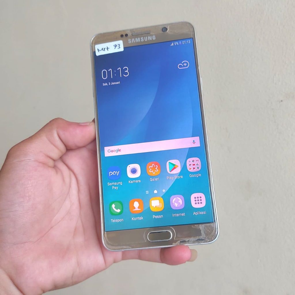 Samsung Galaxy Note 5 Dual SIM LTE RAM 4GB NFC ROM 64GB FingerPrint Ex Garansi Resmi SEIN