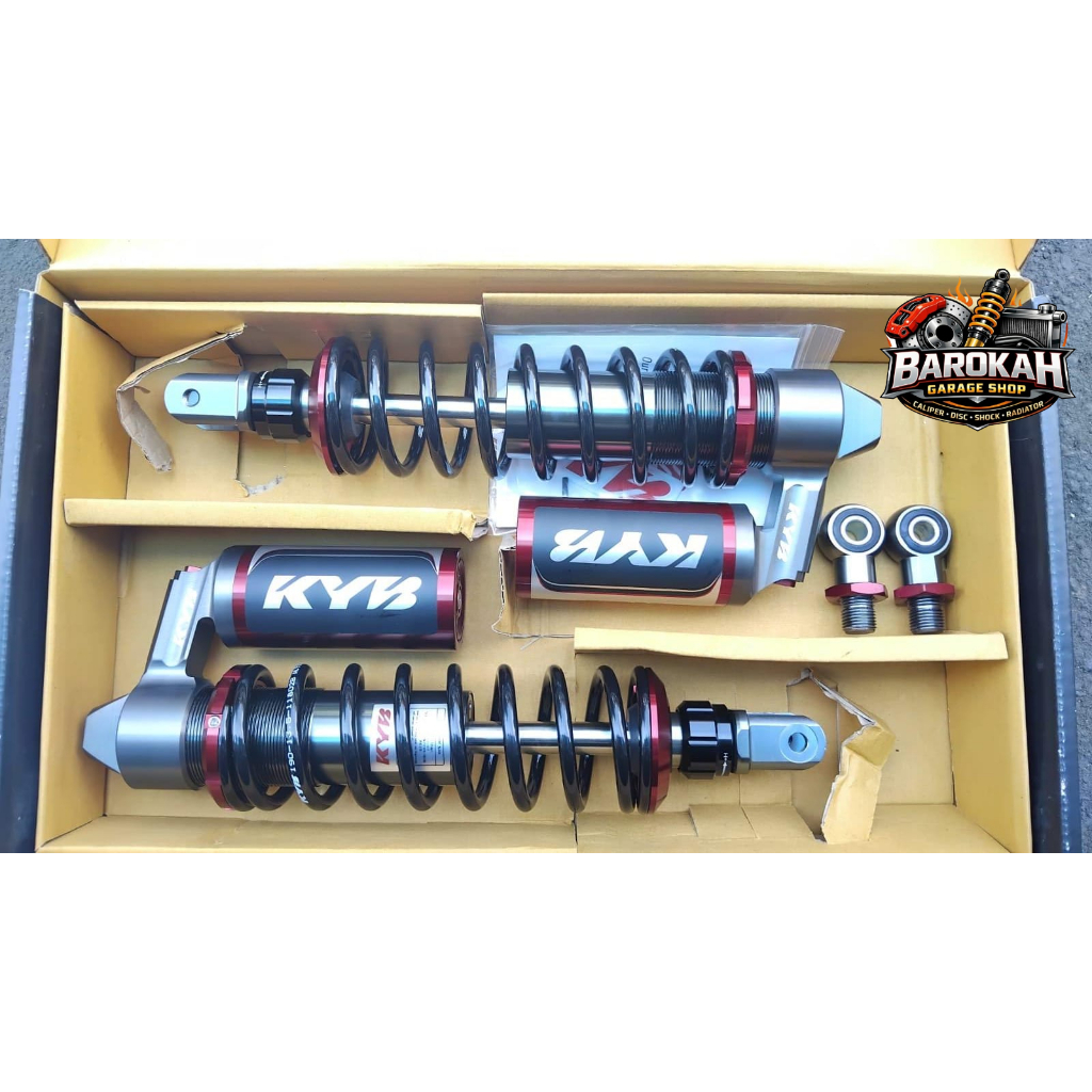 SHOCK BELAKANG KYB PCX 150 355MM TABUNG ATAS K-ELITE ORIGINAL THAILAND