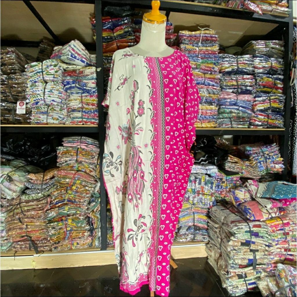( Daster ika yuliani ) MERAK JUMPUTAN Daster Ld 150 cm daster kelelawar jumbo daster kekinian terbar
