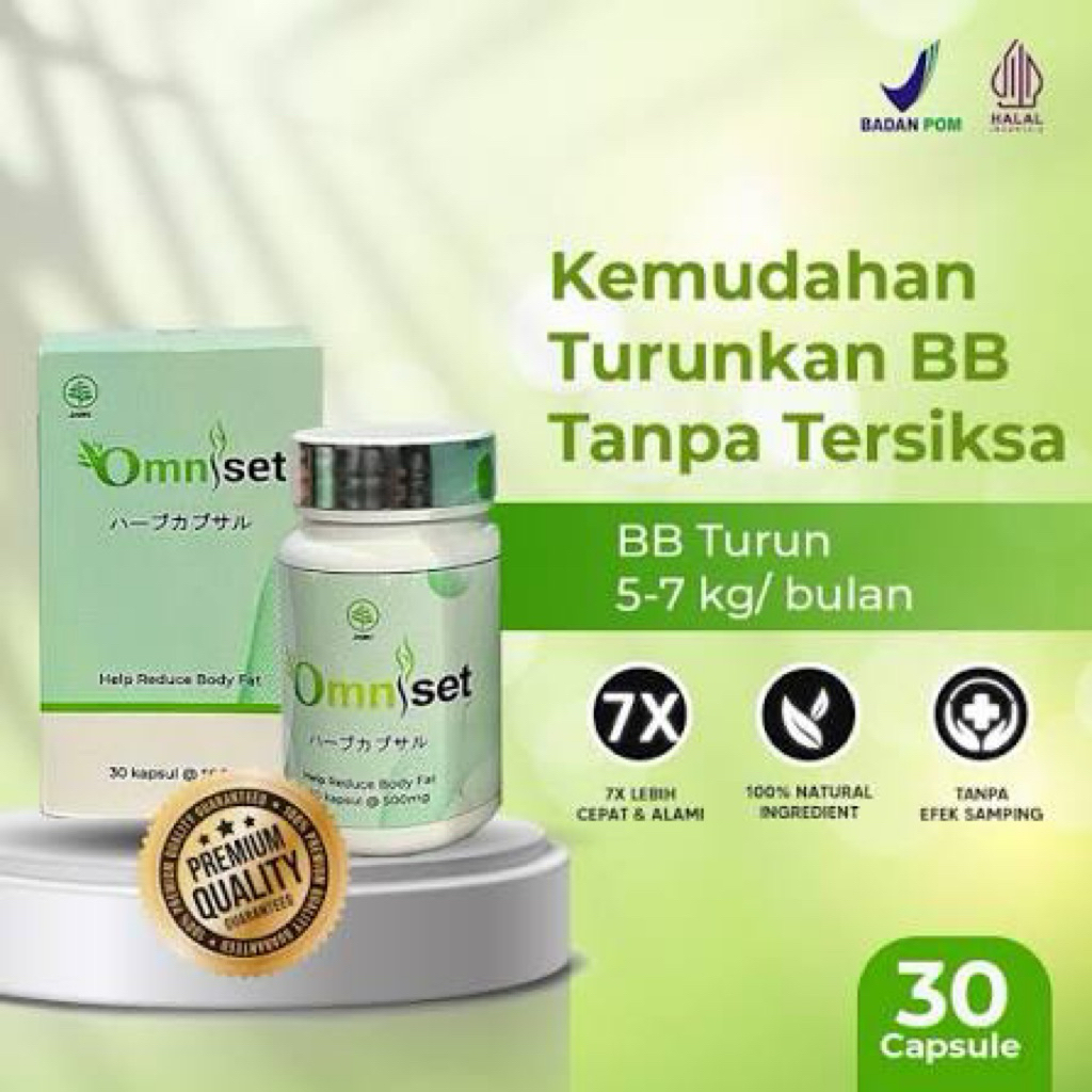 Omniset Premium Isi 30 Capsule Original Suplemen & Multivitamin Tubuh Busui Aman untuk Busui dan Lam