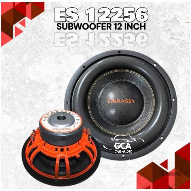 Subwoofer Embassy 12inch ES-12256 Double Magnet Besar