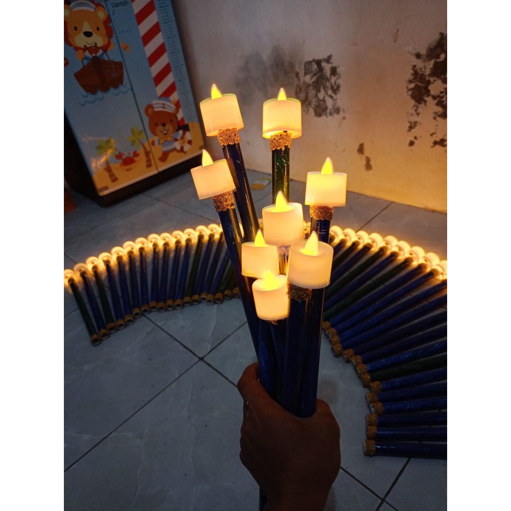 oncor, obor elektrik, obor pawai, obor takbiran, obor LED viral terlaris