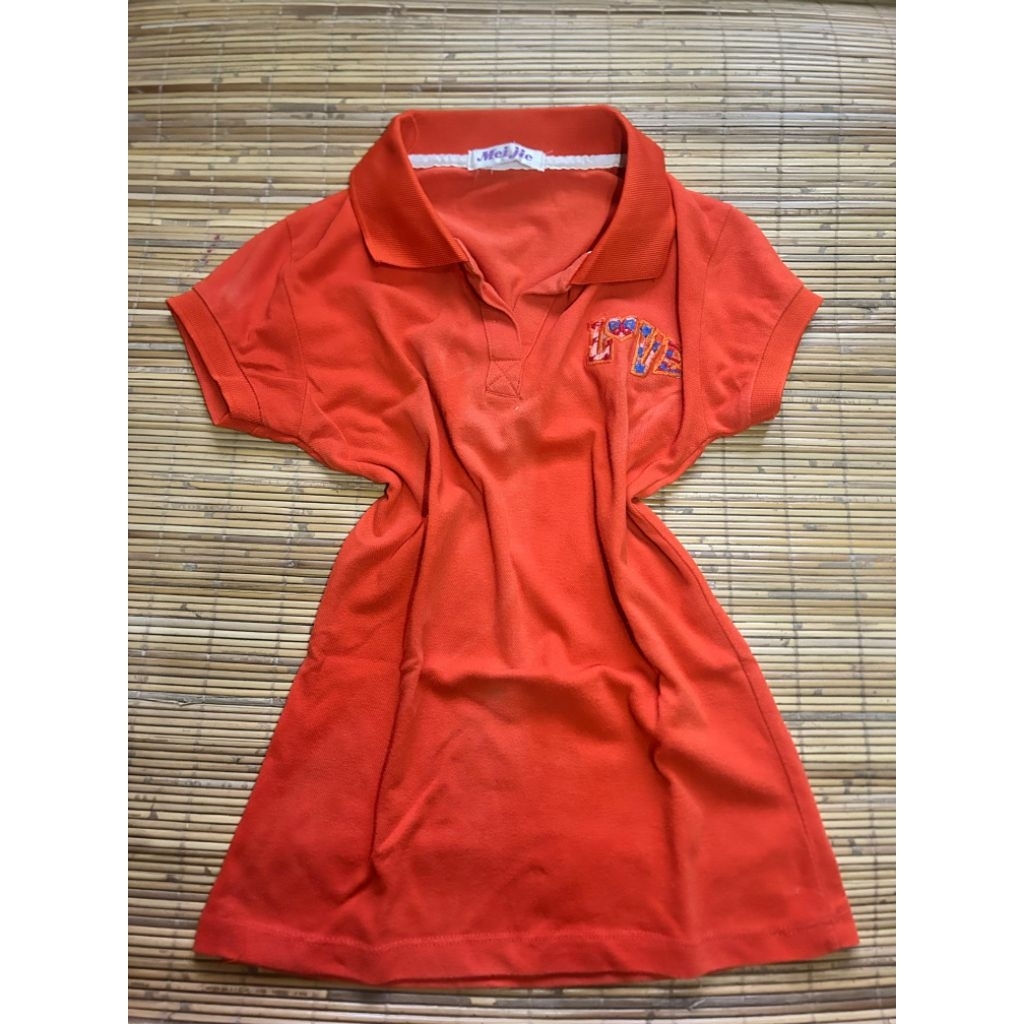 Preloved Dress Polo Orange