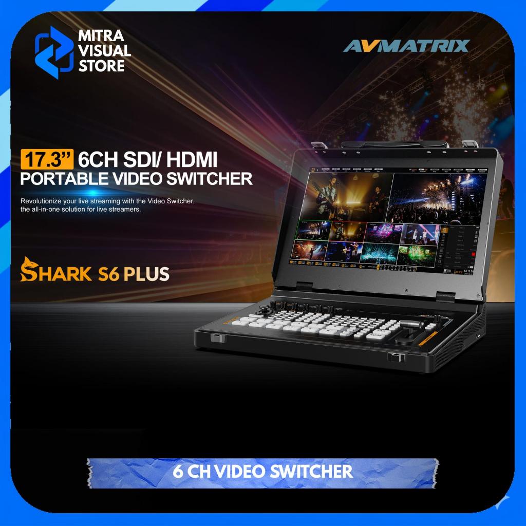 AVMATRIX SHARK S6 6-CH HDMI/SDI Video Switcher