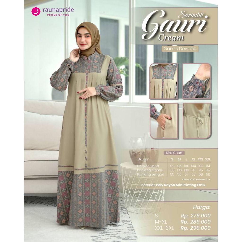 Gamis Raudhah Gauri