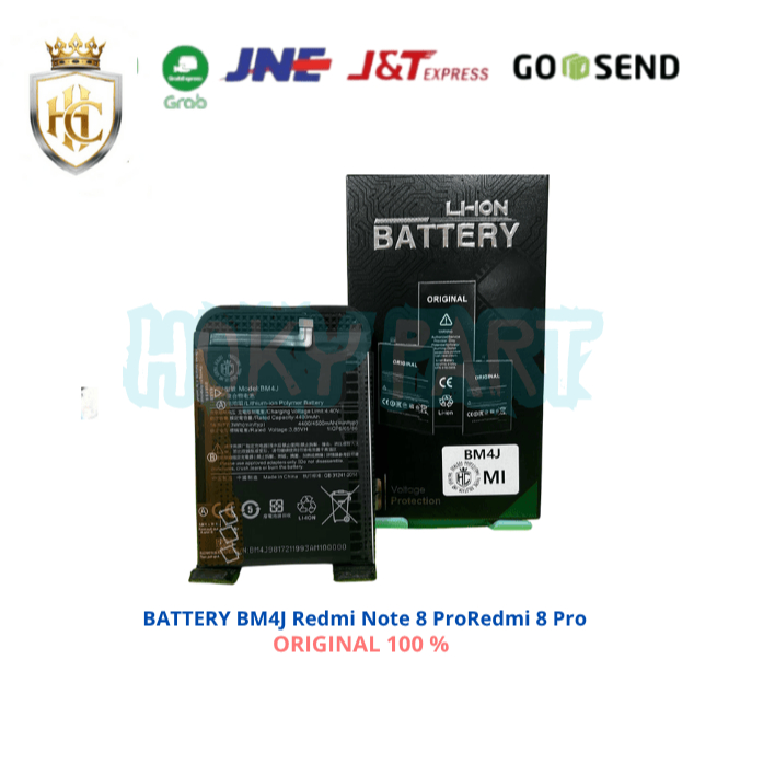 BATERAI XIOMI REDMI BM4J XIOMI Redmi Note 8 Pro/Redmi 8 Pro ORIGINAL