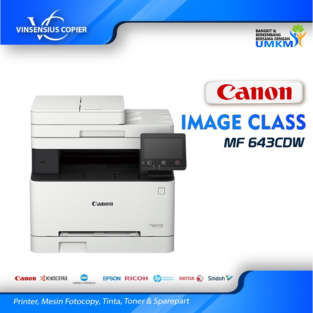 MESIN PRINTER LASER CANON MF 643CDW COLOR