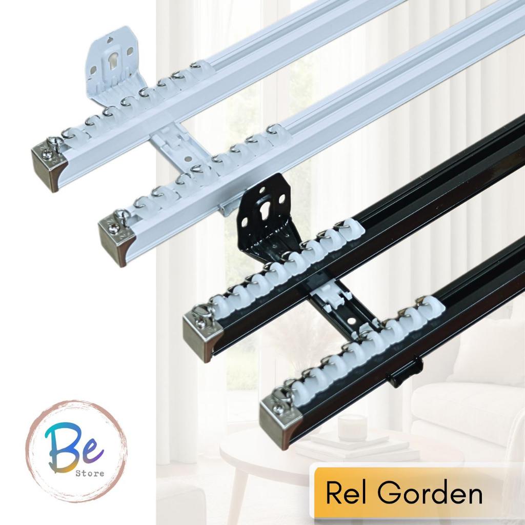 Rel gorden / Rel kotak Premium/ batang gorden double