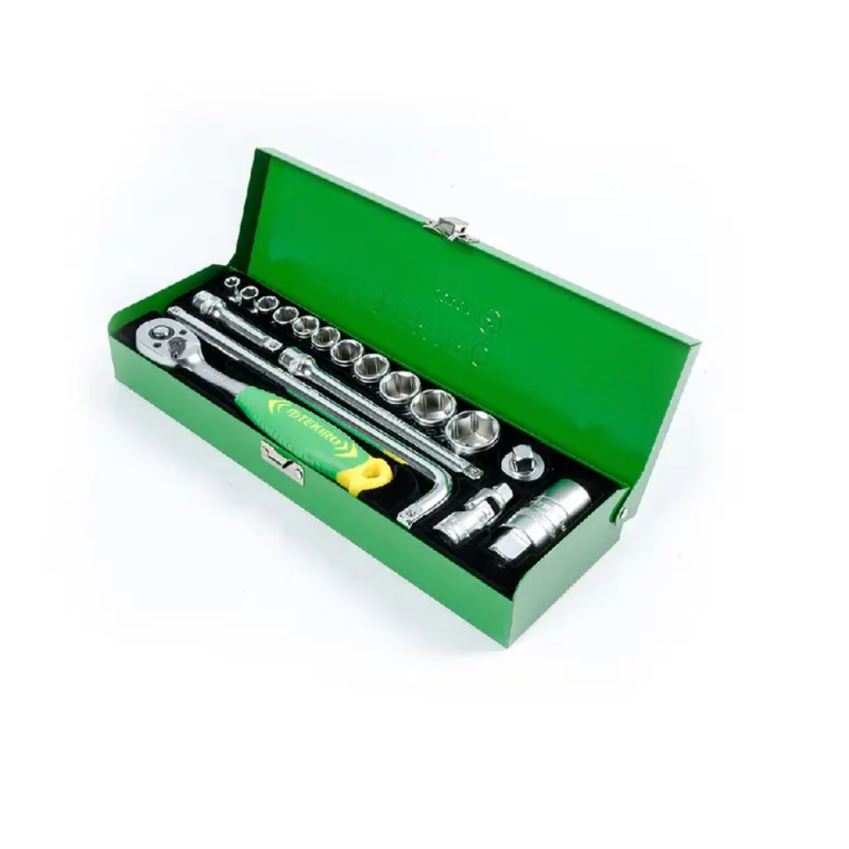 Tekiro kunci sok set 18pc 3/8" 6-22mm kunci sok set Tekiro BOX BESI