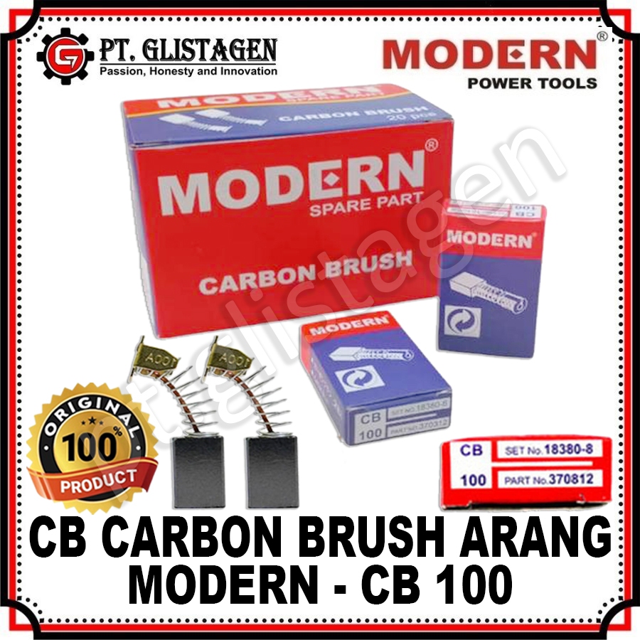 MODERN CB64 CB 64 Carbon Brush Arang Kul Mesin Potong Kayu Circular Saw ORIGINAL MODERN
