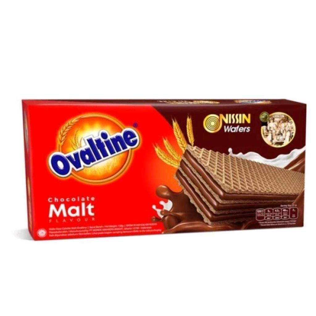 Nissin OVALTINE WAFER Choco Malt Snack Wafer Ovaltin