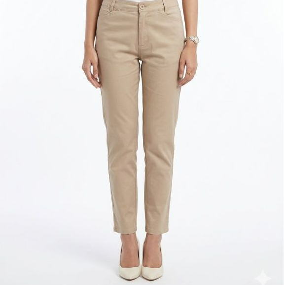 Eprise Chinos Pants KHAKI BP03 | Celana Panjang Casual Wanita | Celana Kerja