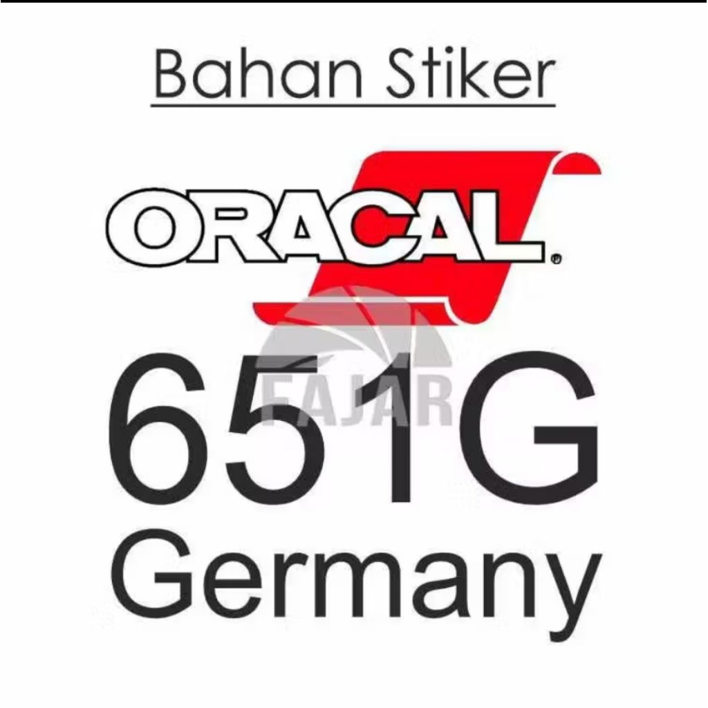 Bahan.Stiker Oracal