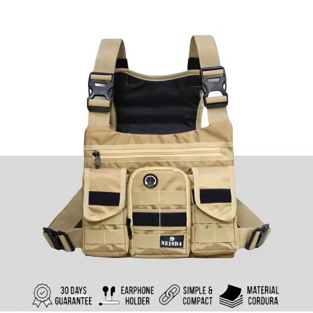 TAS DADA ROMPI PRIA ANTI AIR ORIGINAL NR-59 / TAS DADA TACTICAL PRIA ANTI AIR ORIGINAL CHEST BAG ORI