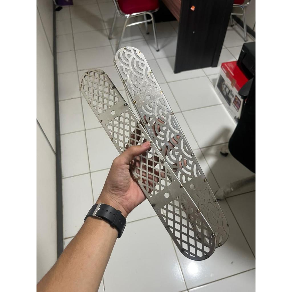 TAMENG KNALPOT STAINLESS PREMIUM SUDAH TERPASANG LIST SIAP PAKAI FREE BAUT L