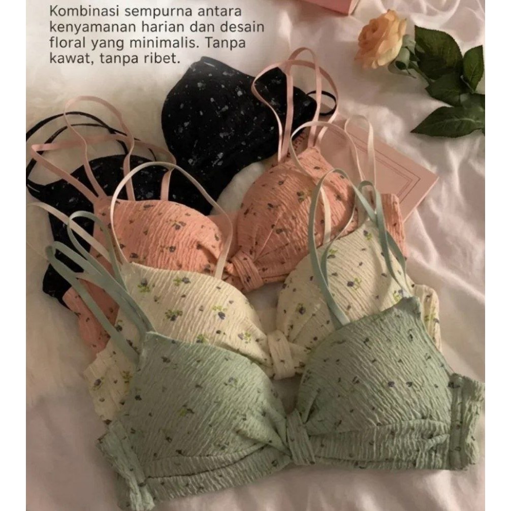 Aveline Bra / bra Flower Korea