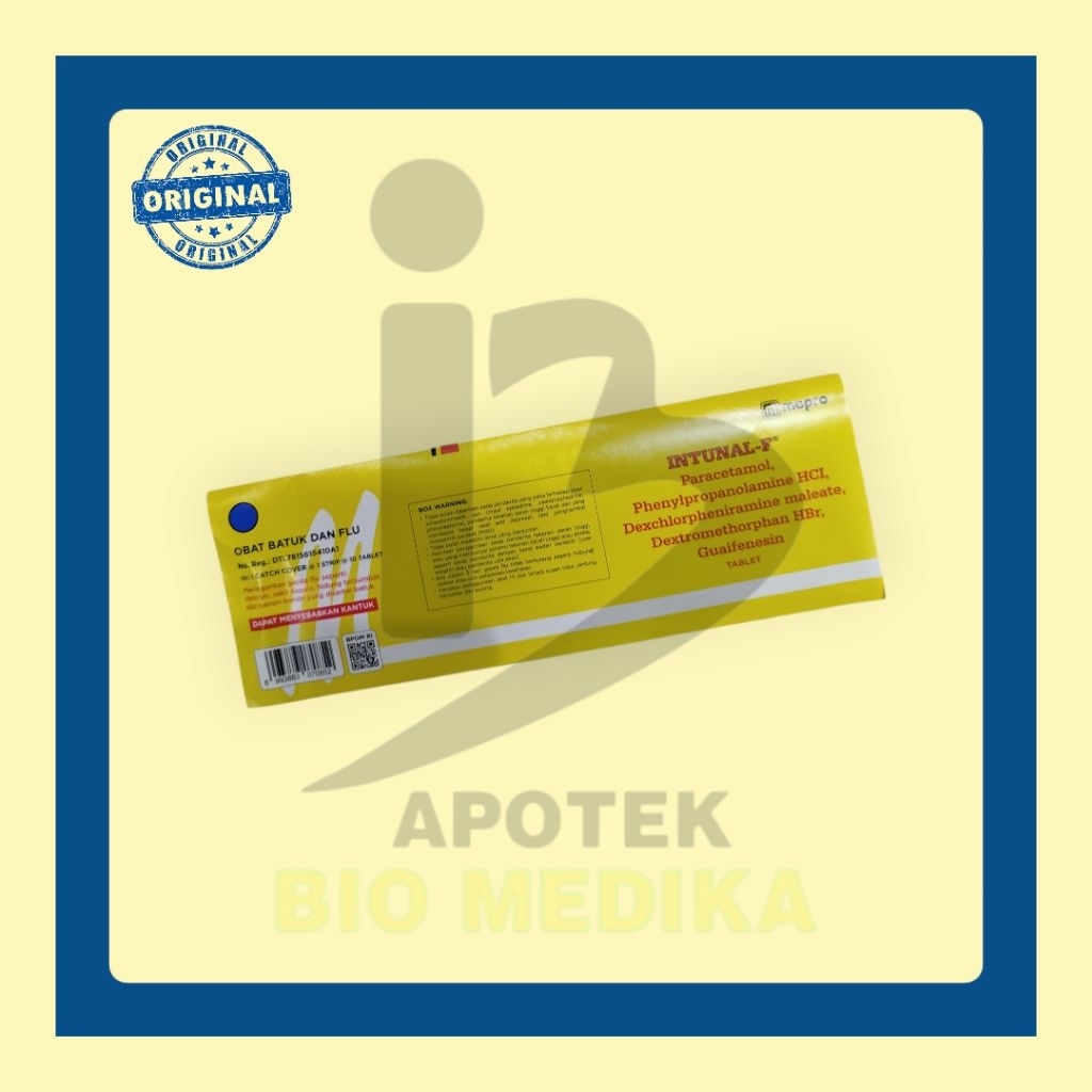 INTUNAL F TABLET ISI 10 TABLET ECER STRIP