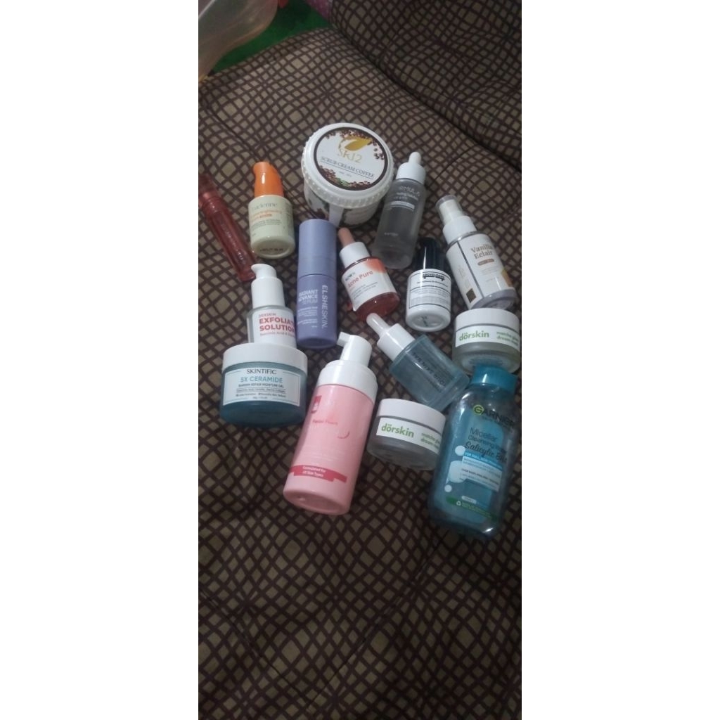 [botol kosong] wadah kosong bekas skincare pemakaian pribadi part 1