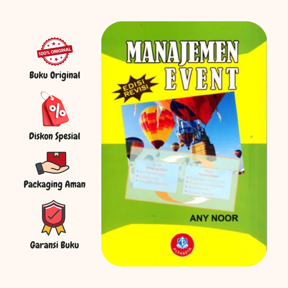 BUKU MANAJEMEN EVENT - ANY NOOR - ALFABETA - ORIGINAL - AN