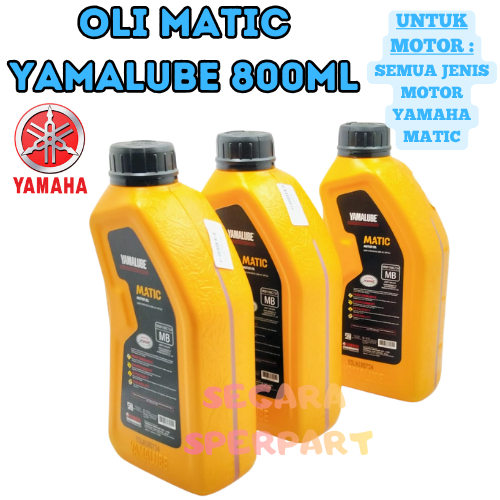 OLI MESIN YAMALUBE 800ML YAMAHA MATIC ORIGINAL YAMAHA OLI YAMALUBE ORI MOTOR MIO YAMAHA MATIC ASLI .