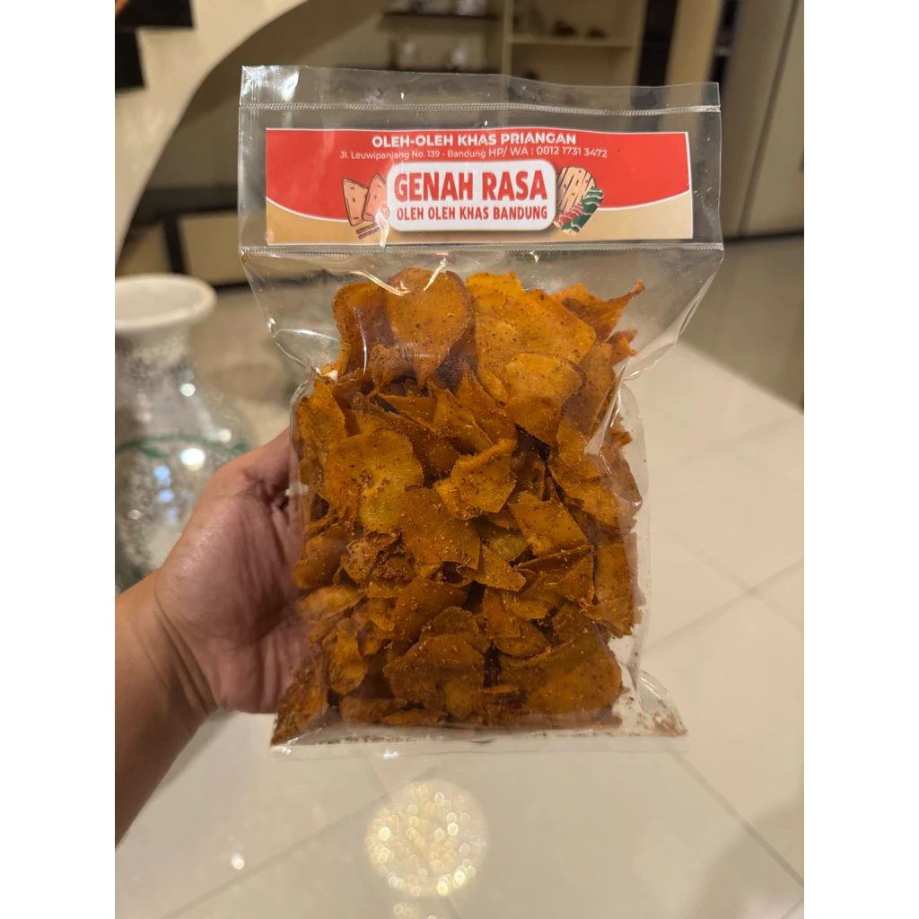 Keripik Pikset Singkong Pedas 250 g — foto detail 4 dari 5