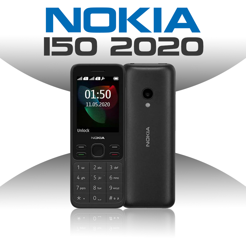 HP NOKIA 150 2020 (BARU) [GARANSI 1 TAHUN] - HP Jadul Dual SIM, Radio, Senter, Baterai Awet Murah