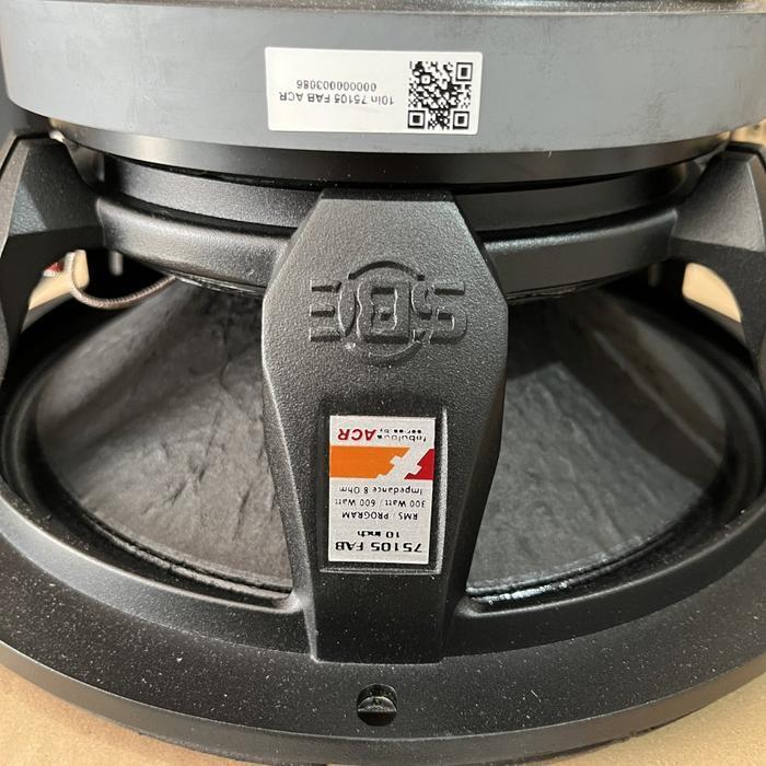 Speaker Komponen ACR Fabulous FAB 75105 Original 10in 10 in 600 Watt 10" 10 inchi Mid Low Woofer