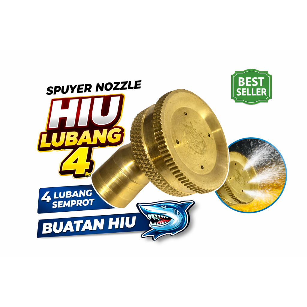 Nosel Kabut Spuyer Embun Lubang 4 Hiu