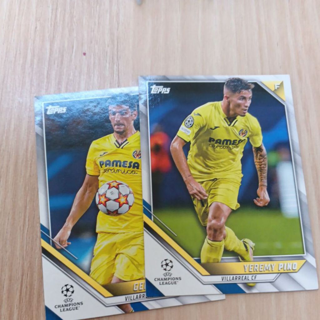 kartu bola topps ucc japan 2022 Villarreal