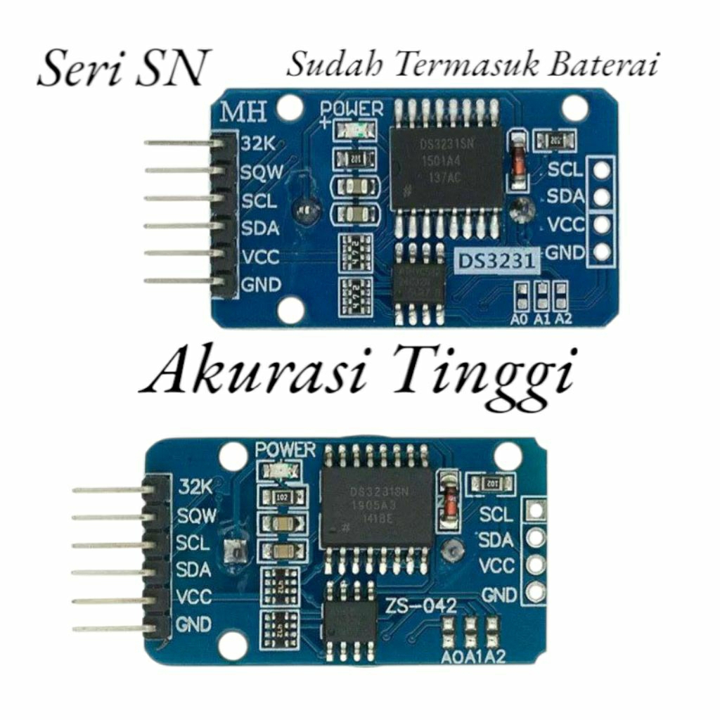 RTC DS3231 SN +IC AT24C32 Real Time Clock Modul For Arduino Dan Jam Digital