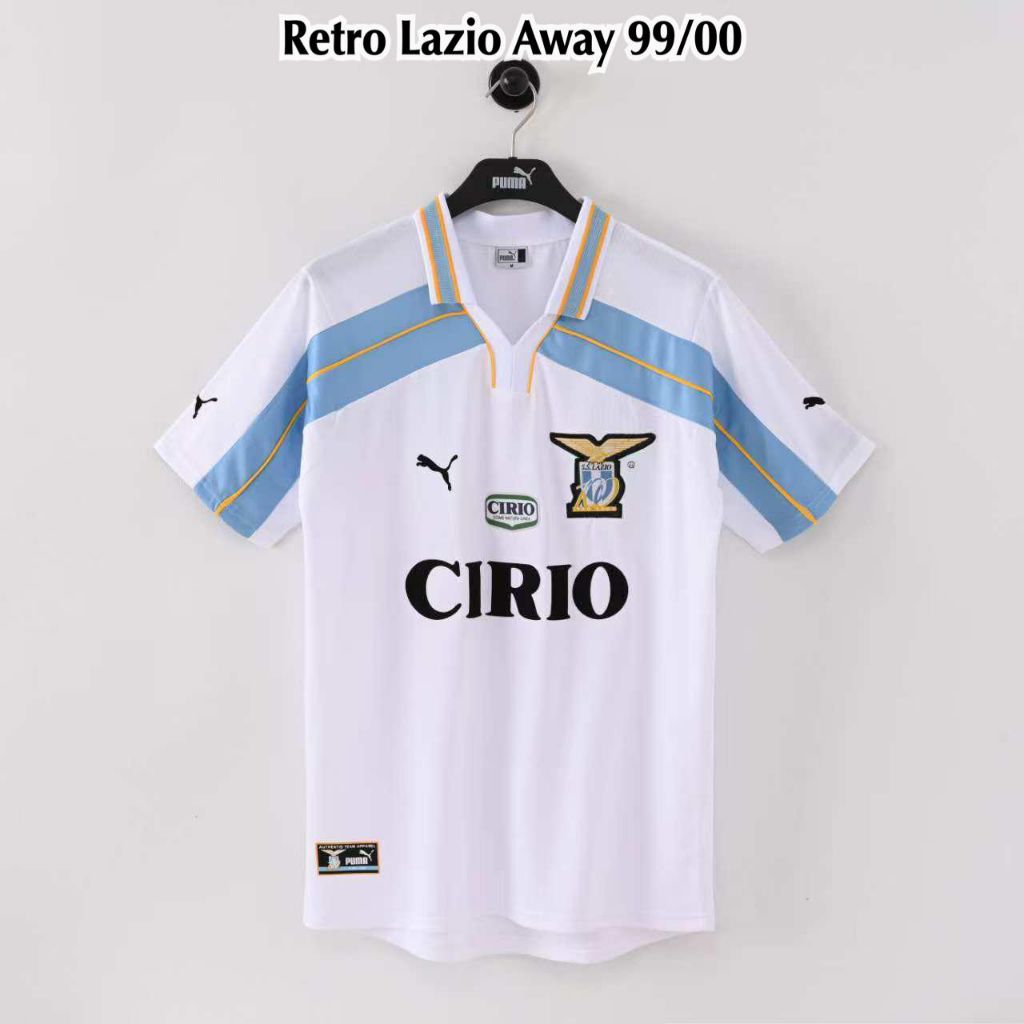 Jersey Klub Retro LAZIO Away 1999/2000 Grade Original