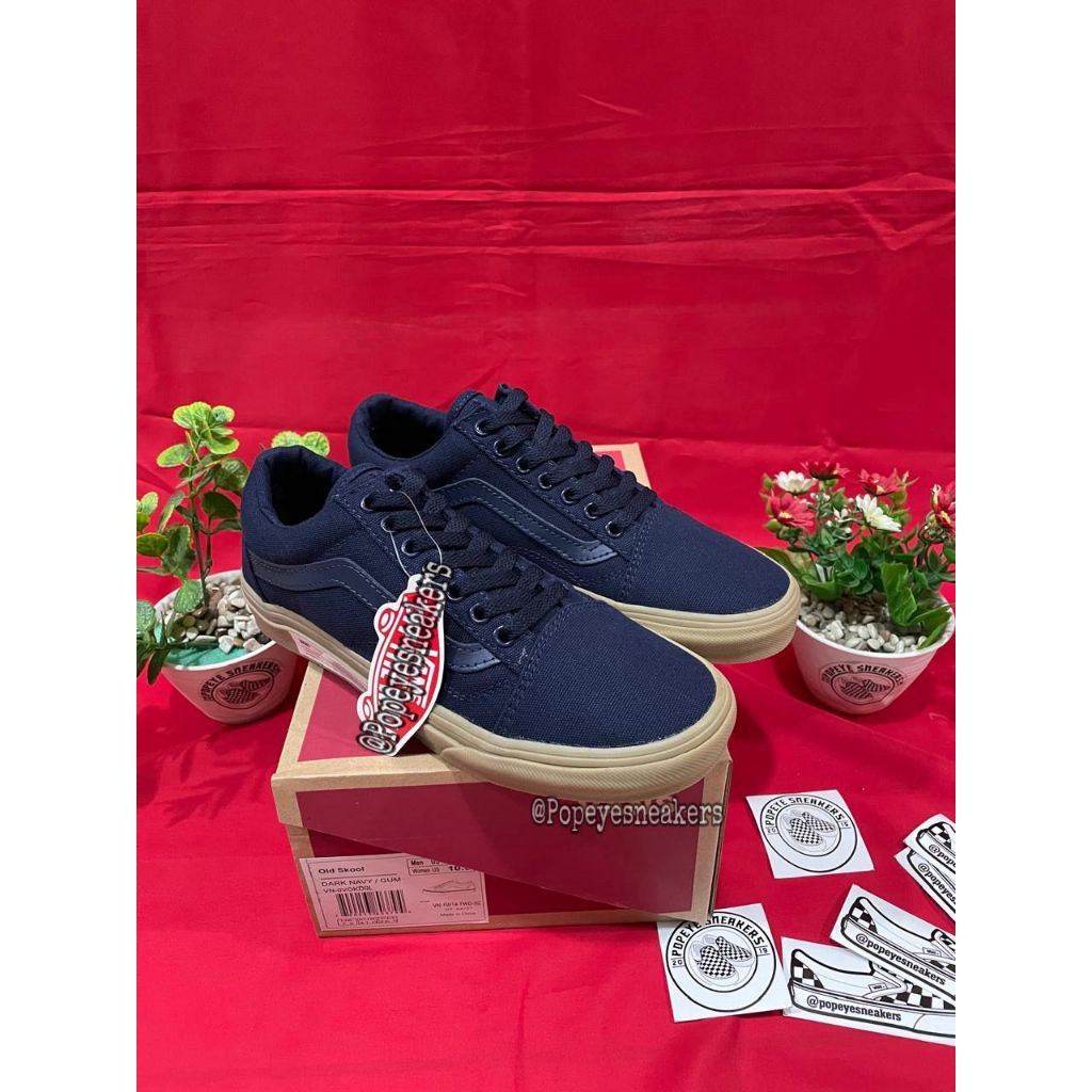 Sepatu Old skool Dark Navy Gum