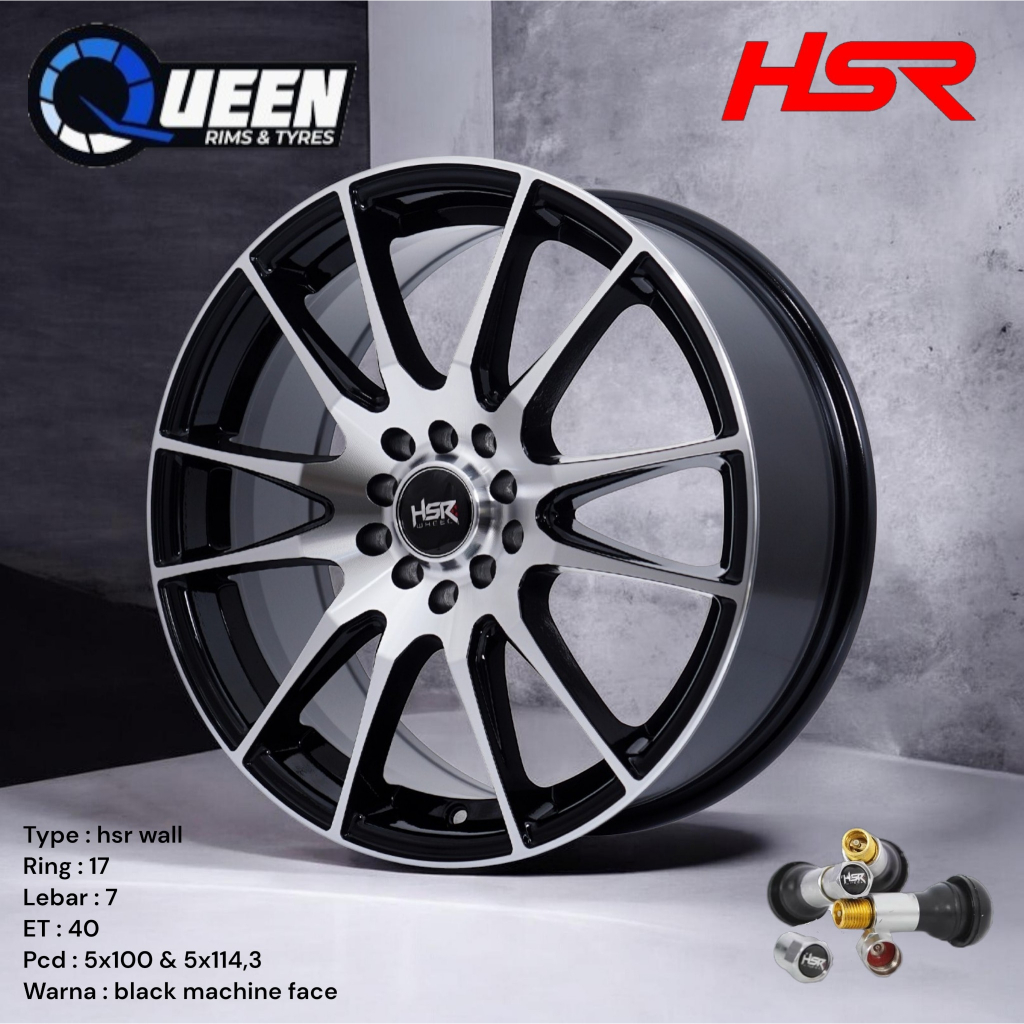 VELG MOBIL CAMRY XPANDER ERTIGA RING 17 MODEL JARI JARI HSR WALL GRATIS ONGKIR