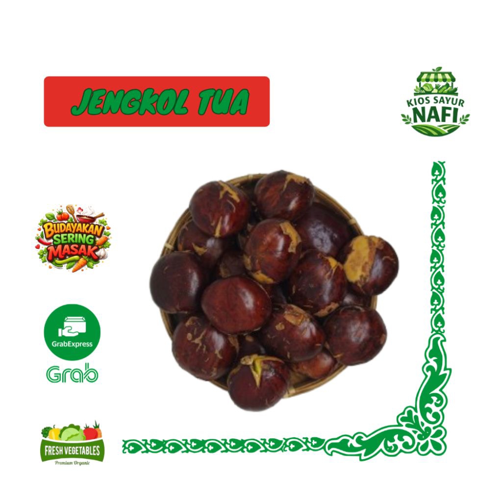 Jengkol Segar 250g 500g 1kg – Jengkol Tua Fresh Untuk Semur, Balado & Masakan Rumahan
