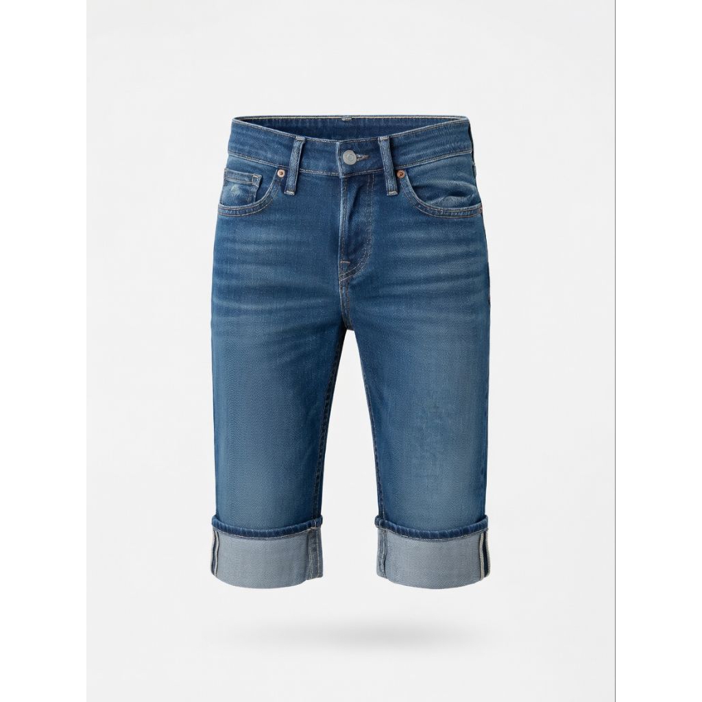 Shortpant Celana Pendek Denim Jeans True Religion Selvedge Y2K bekas/second/pl/preloved