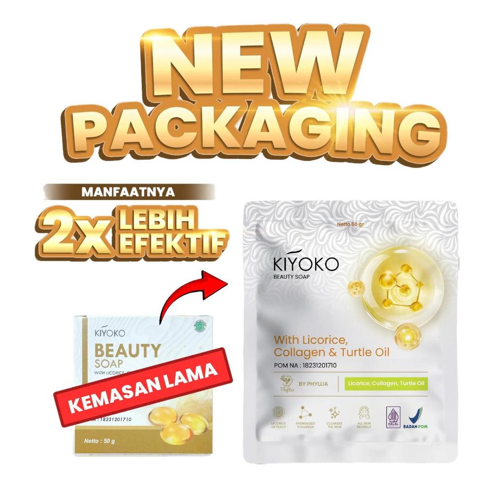 [PROMO!!!] Kiyoko Beauty Soap  - Sabun Kiyoko 50gr Untuk Perawatan Kulit Berjerawat Dan Pencerah Kul
